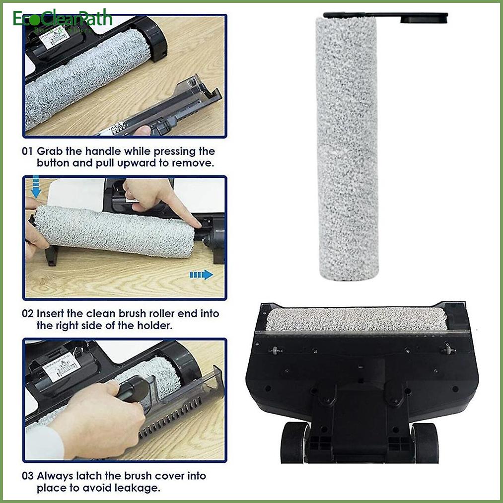 4pcs 3.0 Floor Roller Brush Hepa Filter Washing Floor - Compatible with Tineco replacement part detail view 3